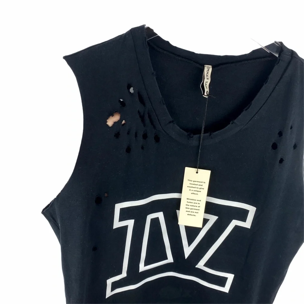 NWT EMMA & SAM LF IV Black White Sporty Dress Small - Picture 5 of 9